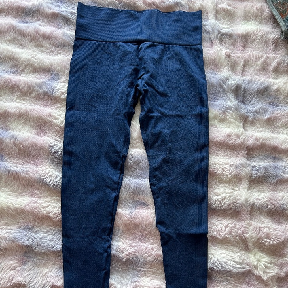 Set active blue leggings